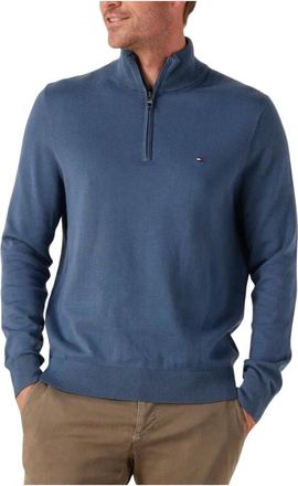 Tommy Hilfiger Heren, Truien, Blauw, Maat: XL Katoen