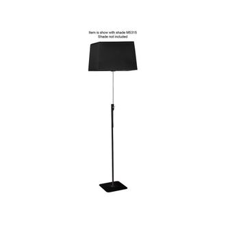 Netlighting Habana Floor Lamp Telescopic WITHOUT SHADE E27 Black Chrome