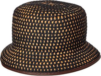 Max Mara Bacino Leather-Trim Hat
