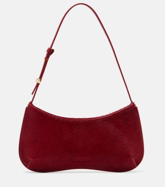 Jacquemus Bisou calf hair shoulder bag