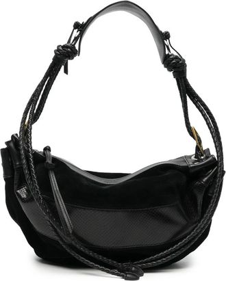 Isabel Marant Medium Maia Braided-strap Panelled Shoulder Bag
