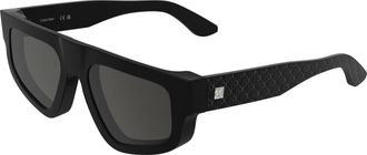 Calvin Klein Grey Rectangular Unisex Sunglasses CK25539S 001 54