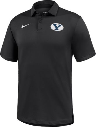 Nike BYU Tour Nike Mens Dri-FIT College Polo in Black | IV9649-010