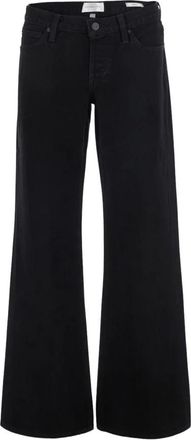 Frame Denim Dames, Jeans, Zwart, Maat: W28 Katoen