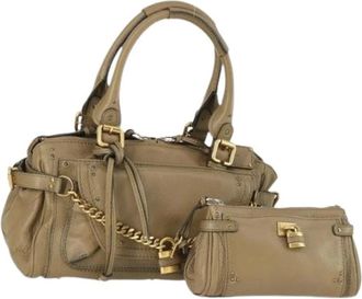 Chlo&eacute; Pre-owned Handbags, female, Beige, Size: ONE SIZE Pre-owned Hand Bag