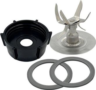 OEM Juego De Repuestos Apto Para Batidoras Oster: Cuchillas Para Hielo Con Tapa Base Para Latas Y Dos Juntas T&oacute;ricas