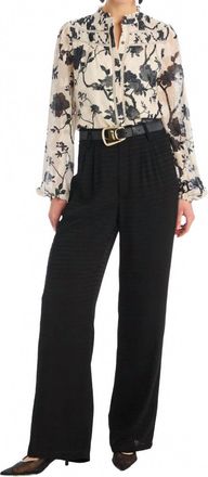 Allison New York Joan Wide Leg Pants In Black