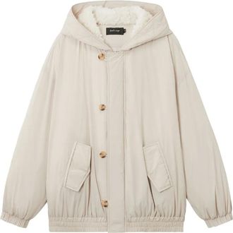 Tout à Coup Jack met capuchon en knoopsluiting - Beige