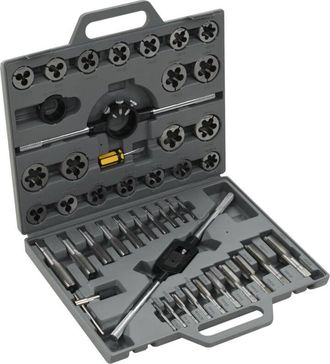 vidaXL vidaXL Kit Filiere per Filettatura 45 pz