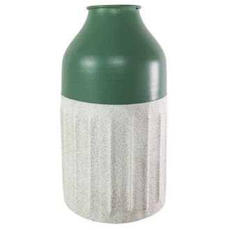 Foreside Home And Garden Dipped Sandy Vase Green Metal at Nordstrom