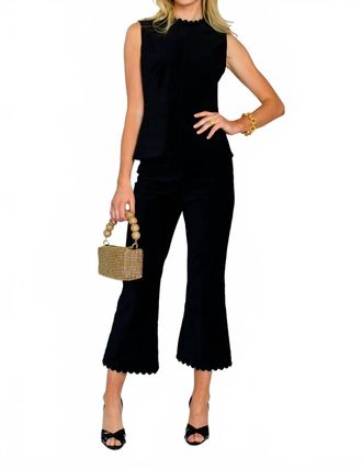 Elizabeth & James Jojo Pants In Black Velvet