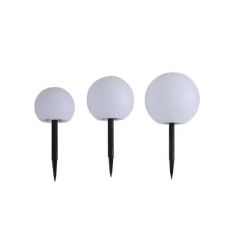 Lindby L&aacute;mpara Solar lago En Blanco De Pl&aacute;stico - Lindby