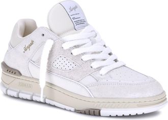 Axel Arigato Mens Area Lo Fluffy Sneakers Beige