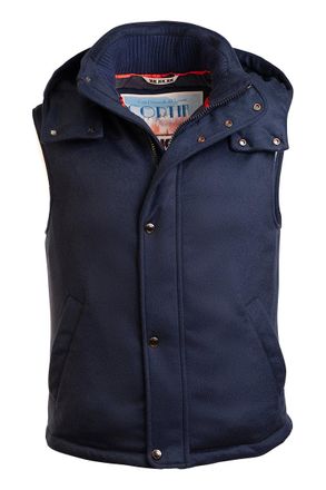 Kiton Kired By Kiton Bear Cashmere-Nylon-Goose Down-Wool Vest