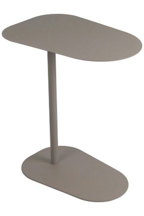 Novel Beistelltisch, Kaschmir, Metall, Freiform, Bodenplatte, 38x60x53 cm, Wohnzimmer, Wohnzimmertische, Beistelltische, Beistelltische Metall