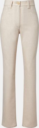 Khaite Callum wool and cashmere straight pants