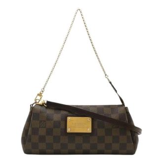 Louis Vuitton Pre-owned Mini Bags, female, Brown, Size: ONE SIZE Pre-owned Damier Eva shoulder bag
