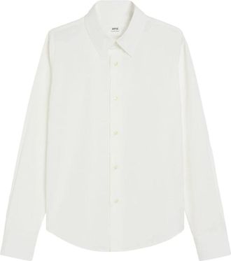 Ami Witte Knoopshirt- Lange Mouwen - Dames - Overhemden - Wit - L - Overhemden