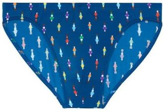 HOM Calcio Swim Micro Briefs in Navy Print at Nordstrom, Size Xx-Large