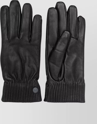 Canada Goose sheepskin gloves featuring elasticated wrist