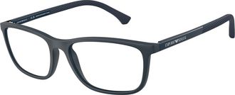 Emporio Armani Demo Rectangular Mens Eyeglasses EA3069 6189 55