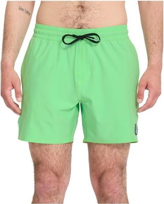Volcom Lido Solid Trunk 16 Boardshorts f&uuml;r Herren | gr&uuml;n