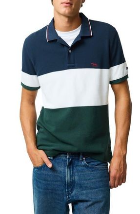Rodd & Gunn Homebay Sports Fit Colorblock Cotton Piqu&eacute; Polo in Forest at Nordstrom, Size Xxx-Large