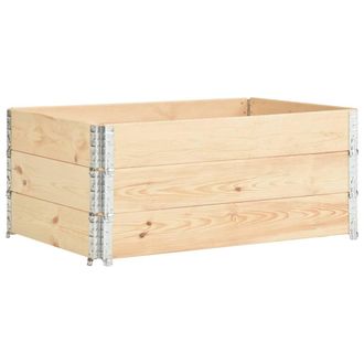 vidaXL Vidaxl - Collari Per Pallet 3 Pz 100x150 Cm In Legno Massello Di Pino