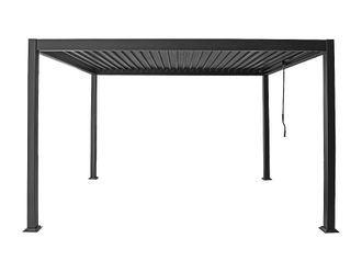 VENTE-UNIQUE.COM P&eacute;rgola independiente metal gris antracita