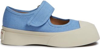 Marni Pablo Mary Jane denim sneakers - women - Cotton - 37 - Blue