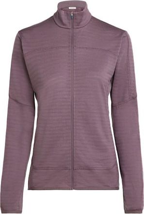 Icebreaker Merino 300 Realfleece Desc L/S Zip Merinojacke f&uuml;r Damen | lila