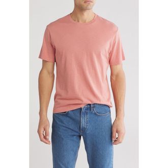 14th & Union Slub Cotton Crewneck T-Shirt in Pink Desert at Nordstrom, Size X-Large
