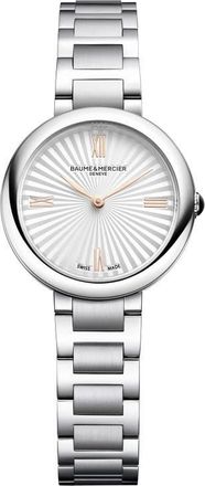 Baume & Mercier Joia de Baume & Mercier Bracelet Watch, 28mm in Silver at Nordstrom