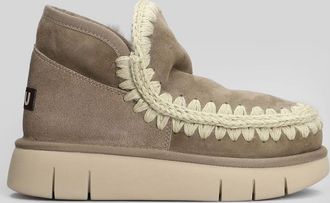 Mou Eskimo Bounce Low Heels Ankle Boots