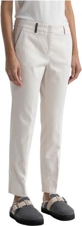 PESERICO Iconic 4718 Broek - Dames - Chinos - Beige - XL - Katoen - Broeken
