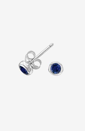 Dower & Hall 3mm Blue Sapphire Dewdrop Studs in Sterling Silver at Nordstrom