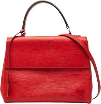 Louis Vuitton Pre-owned Cluny MM - Dames - Vintage Handtas - Rood - ONE Size - Vintage