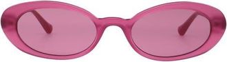 Florence By Mills 52mm Oval Sunglasses in Milky Pink at Nordstrom