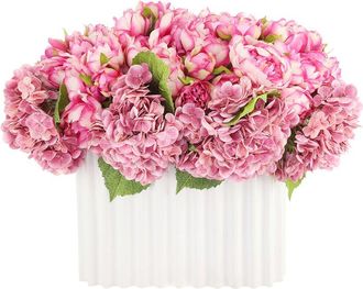 Creative Displays Inc. Handmade Faux Hydrangea & Peony Centerpiece