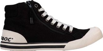 Rocket Dog Dames/Dames Jazzin Hi Canvas High Top Trainers (Zwart)