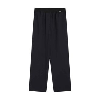 Miu Miu Dames, Broeken, Blauw, Maat: S Wol