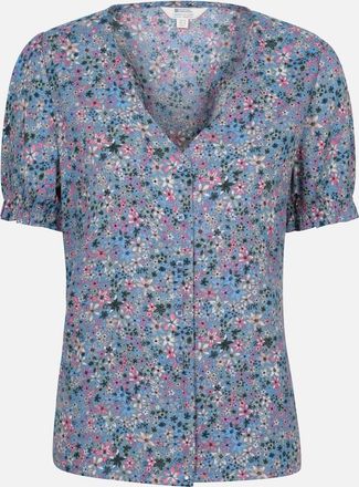 Mountain Warehouse Womens Mountain Warehouse Womens/Ladies Cannes Button Top - Multi - Size: 16