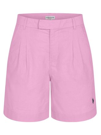 U.S.Polo Association dames linnen shorts van linnen-katoenmix