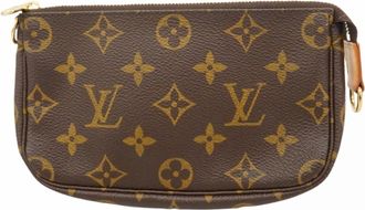 Louis Vuitton Brown Pouch (Pre-Owned)