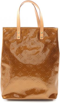 Louis Vuitton Bronze Brown Leather Tote Bag (Pre-Owned)