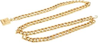 Chanel Pre-owned Belt - Dames - Vintage Accessoires - Geel - ONE Size - Vintage