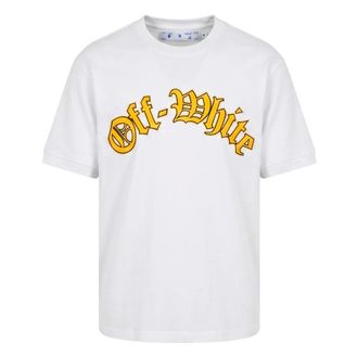 Off-white Short-sleeve Printed T-Shirt - male - Off White - T-Shirts - White - 2XL - Tops