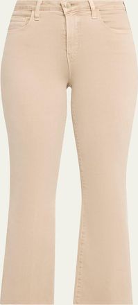 L'agence Kendra High-Rise Crop Flare Jeans