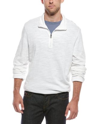 Faherty Sunwashed Slub Quarter Zip Sweater (Tall)