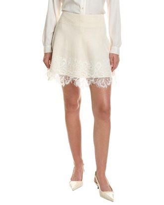 Ramy Brook Rosalind Wool & Cashmere-Blend Mini Skirt
